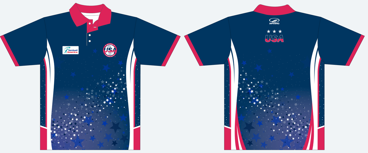 Netball America Polo